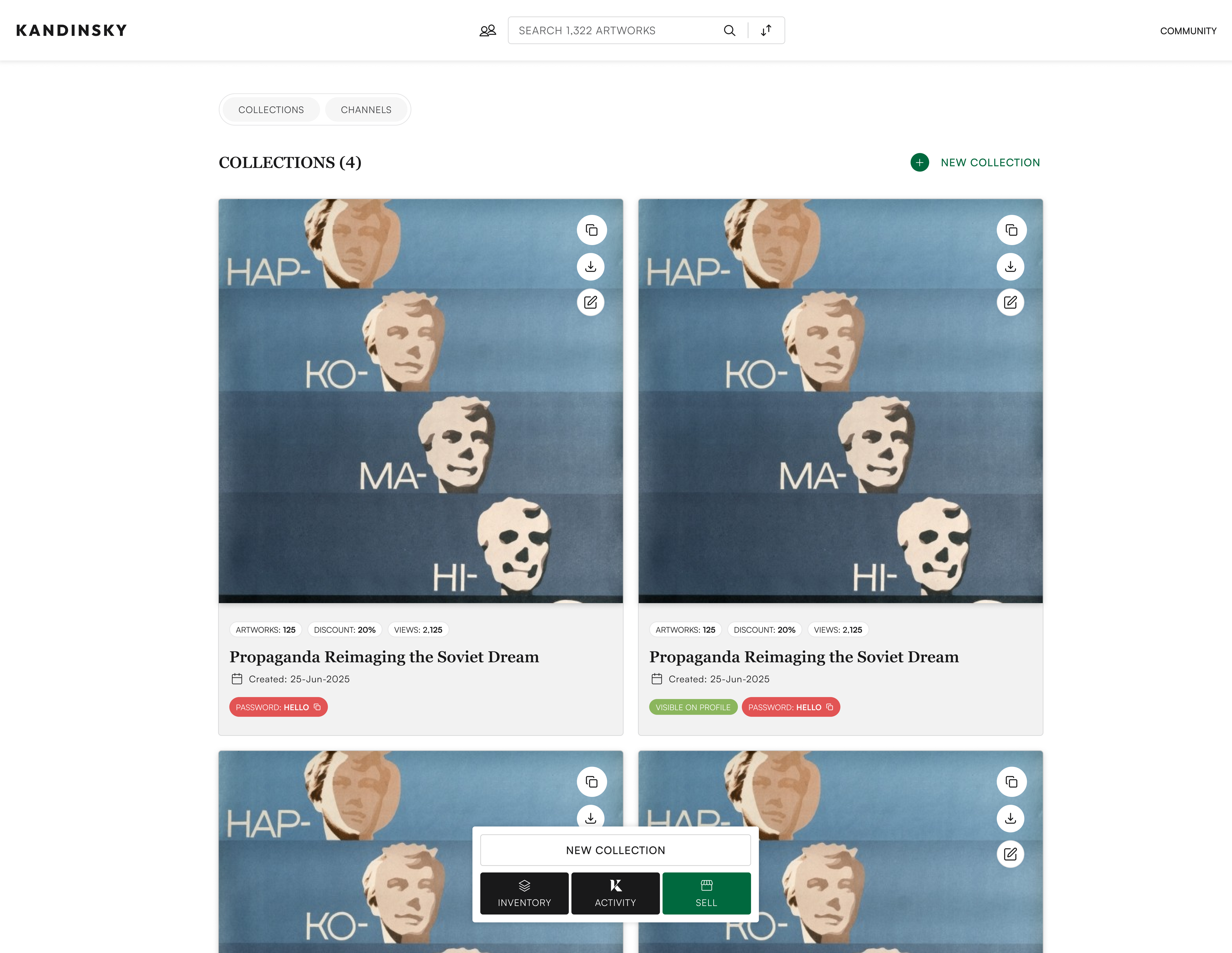 Sell feature